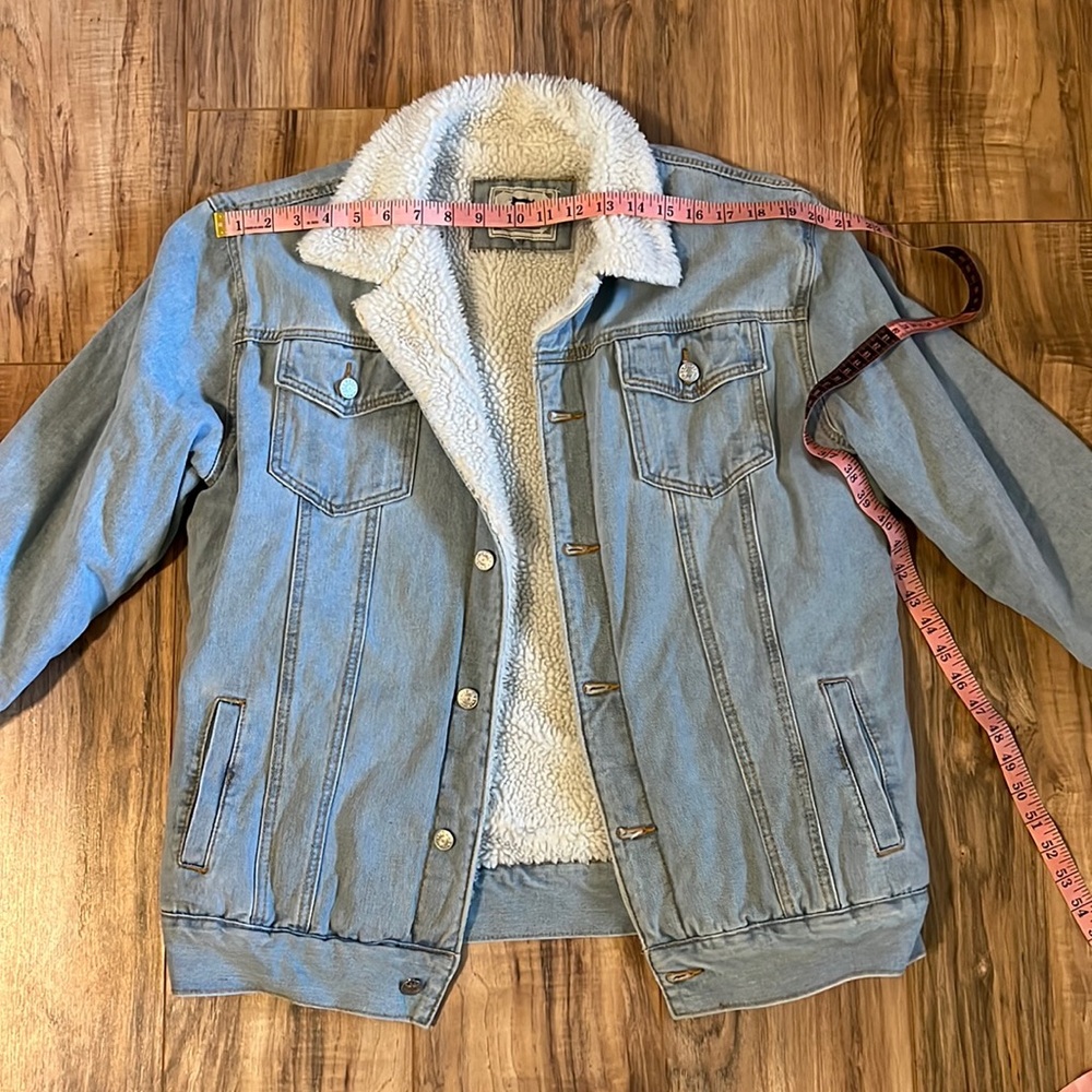 Sherpa jean jacket